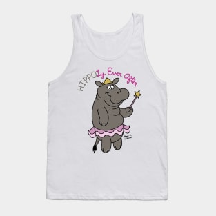 "Hippoly Ever After" Heather the Hippo Tank Top